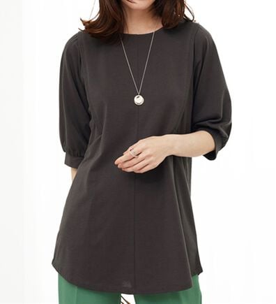 BELLUNA（ベルーナ）の「【店舗・ネット限定】汗ジミ対策！ギャザー使いチュニック（チュニック）」