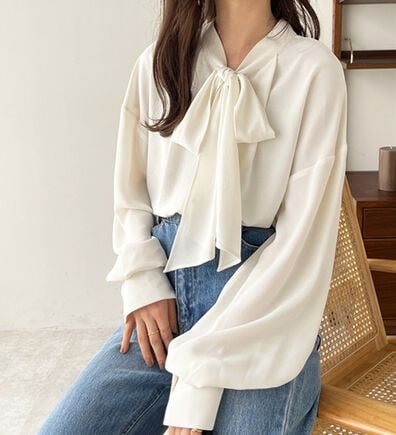 GeeRA（ジーラ）の「前後２ｗａｙボウタイブラウス（ブラウス）」