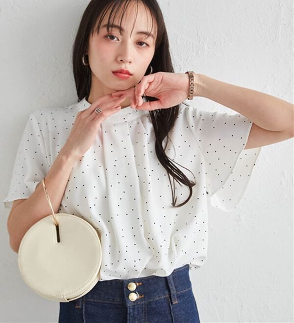 RANAN（ラナン）の「【新色追加】機能付タックデザインブラウス（ブラウス）」｜詳細画像