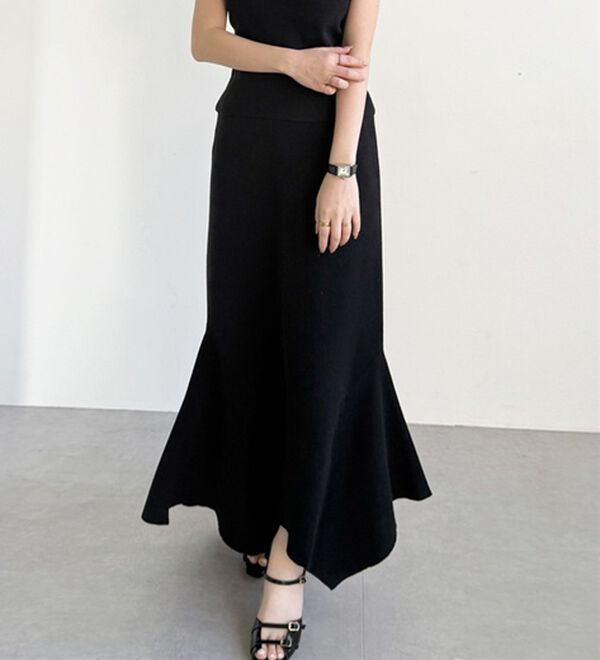 GeeRA（ジーラ）の「サマーニットマーメイドスカート（ロングスカート）」｜詳細画像