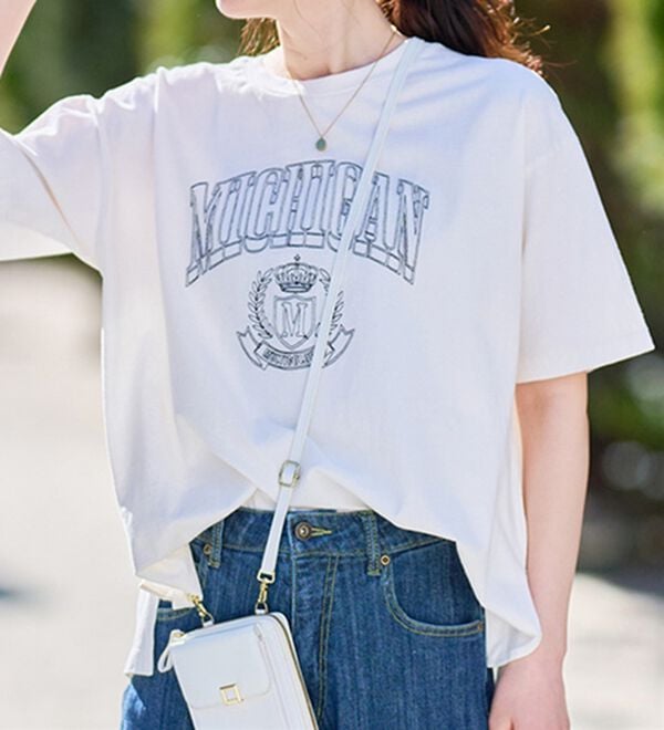 RANAN（ラナン）の「ヴィンテージライクロゴTシャツ（カットソー）」｜詳細画像