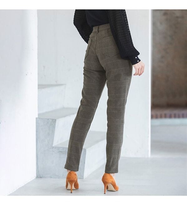 RANAN（ラナン）の「＋１０度素材！蓄熱保温裏起毛ストレッチスリムパンツ（フルレングスパンツ）」｜詳細画像