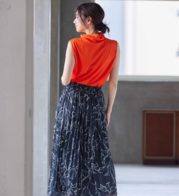 RANAN（ラナン）の「スリーブレスハイネックプルオーバー（カットソー）」｜詳細画像