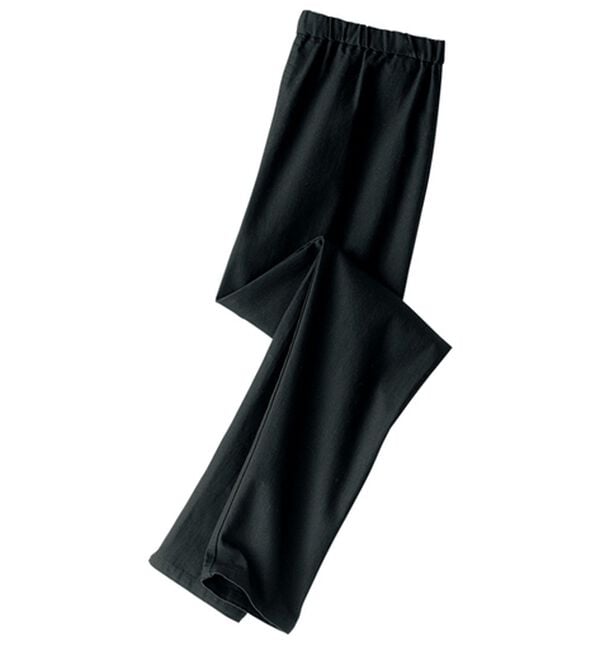 BELLUNA（ベルーナ）の「＜＆ｃｏｃｏｃｈｉ＞チュニックの下にはくゆるパンツ（フルレングスパンツ）」｜黒