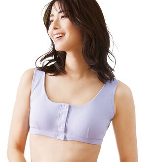 LAVIENNE（ラヴィエンヌ）の「素肌よろこぶオーガニックコットン前開きブラ（ブラジャー）」｜詳細画像