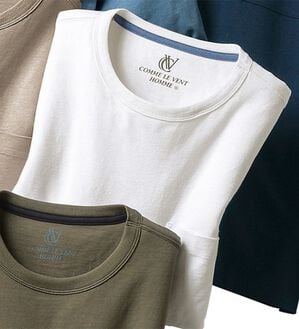 「綿１００％ベーシックＴシャツＮＥＯ（メンズＴシャツ）」｜ホワイト