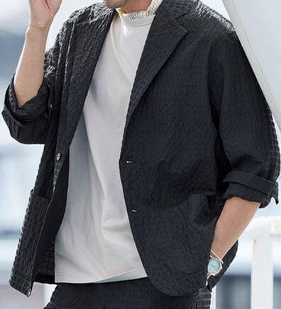 「ランダムサッカーサマージャケット（メンズジャケット）」