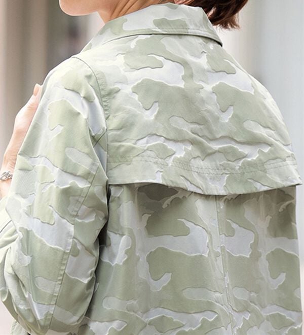 ルフラン（ルフラン）の「迷彩柄ジャカードブルゾン（ブルゾン）」｜詳細画像
