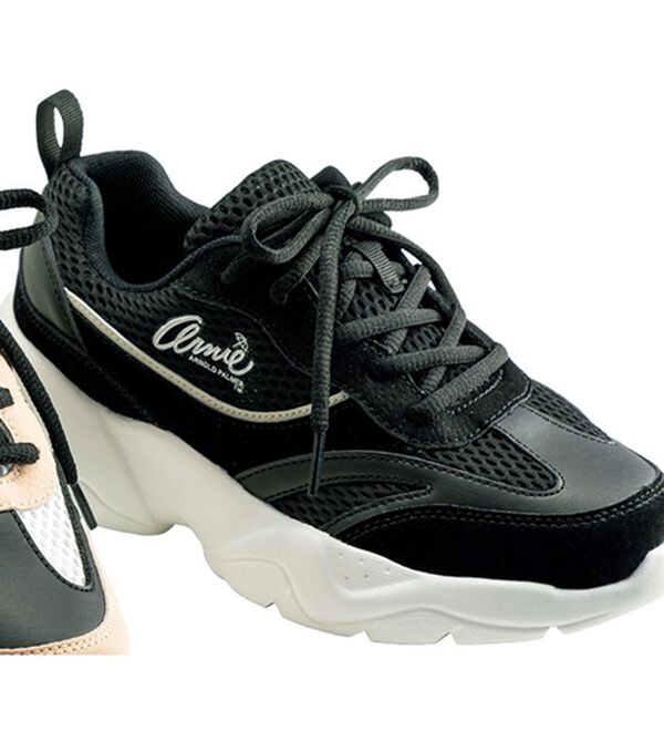 BELLUNA（ベルーナ）の「＜アーニー・アーノルドパーマー＞ダッドソールスニーカー（スニーカー）」｜ブラック