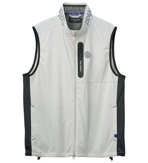 「＜トランスコンチネンツゴルフ＞グーンと振れる涼感ベスト（メンズベスト）」｜シルバーグレー
