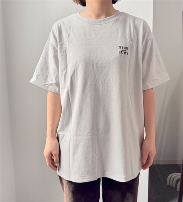 「＜Ｄｉｓｎｅｙ＞【ズートピア・ニック＆ジュディ】サガラ刺しゅうＴシャツ（Tシャツ）」｜詳細画像