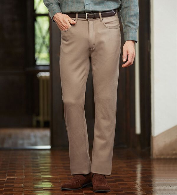 「【３本組】＜コムルヴァン・オム＞３６０&deg;のびのび楽暖パンツ（メンズフルレングスパンツ）」｜詳細画像