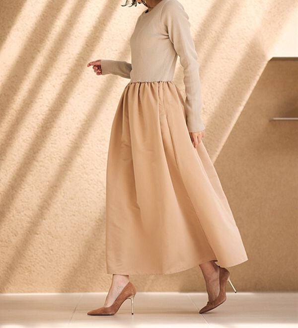 RANAN（ラナン）の「ニットドッキングワンピース（ドッキングワンピース）」｜詳細画像