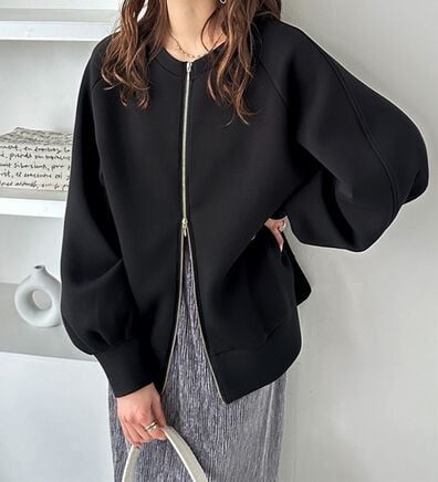 GeeRA（ジーラ）の「前後２ＷＡＹダブルジップスウェット（カットソー）」