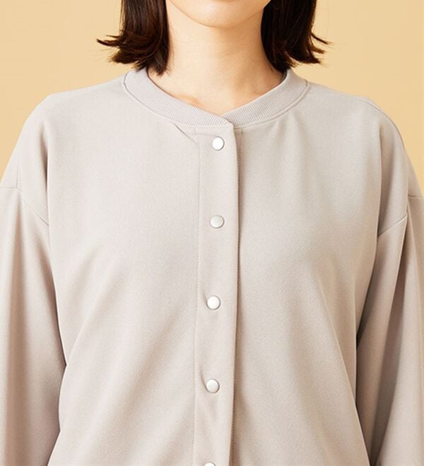 BELLUNA（ベルーナ）の「ストレッチジョーゼット素材カーディガン（その他カーディガン）」｜詳細画像