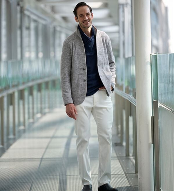 「＜コムルヴァン・オム＞男前！スタンドジャケット（メンズジャケット）」｜詳細画像