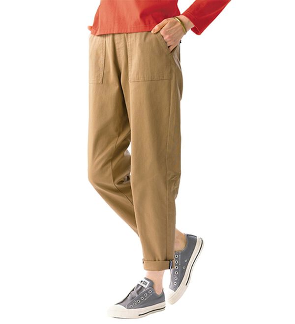 ルフラン（ルフラン）の「【２本組】らくちん＊デイリーパンツ（フルレングスパンツ）」｜詳細画像