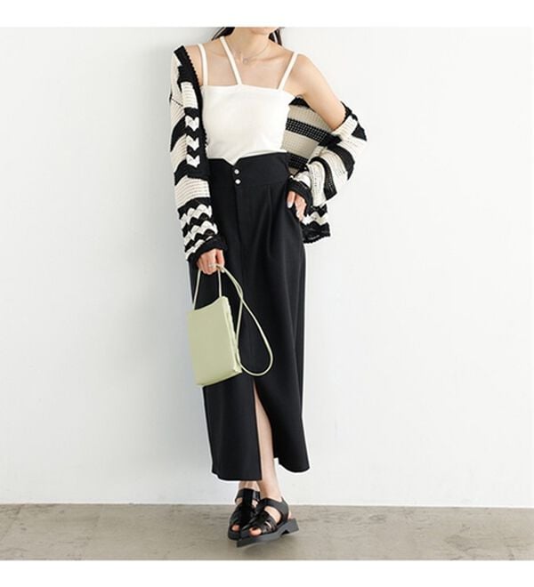 GeeRA（ジーラ）の「３ストラップランダムリブキャミソール（タンクトップ・キャミソール）」｜詳細画像