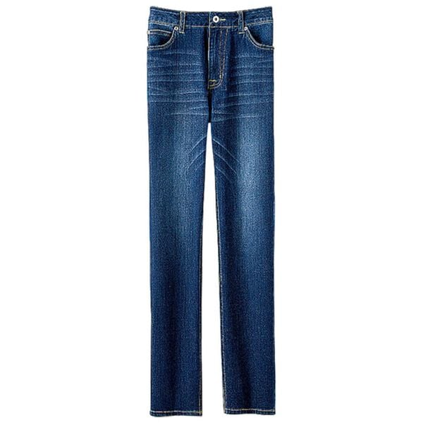 BELLUNA（ベルーナ）の「ヒンヤリ冷感ライトオンスジーンズ（フルレングスパンツ）」｜インディゴ