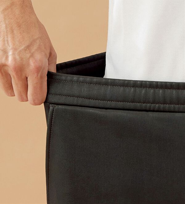 「レザー調カーゴパンツ（メンズフルレングスパンツ）」｜詳細画像