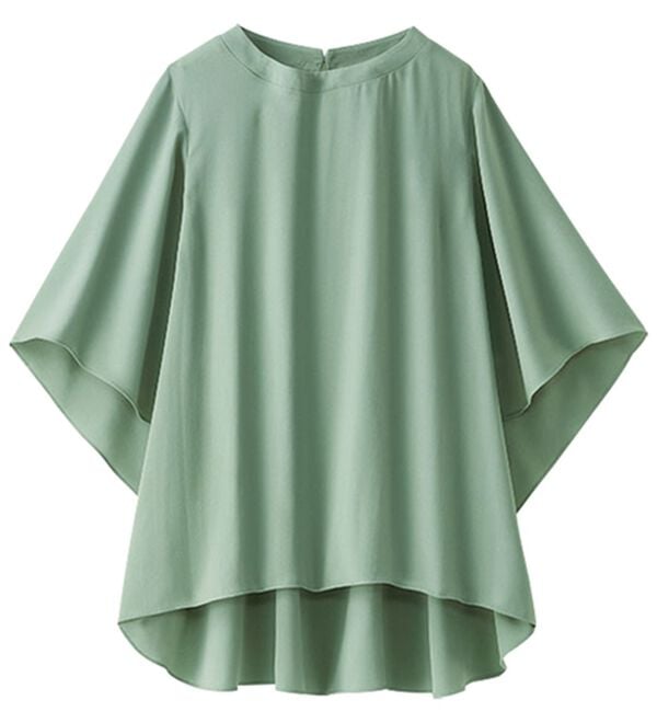 BELLUNA（ベルーナ）の「ＵＶ対策！涼やかケープ風ブラウス（ブラウス）」｜詳細画像