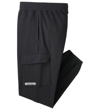 「＜アウトドアプロダクツ＞ブランドデザインハーフジップ・カーゴパンツ（メンズトレーナー）」