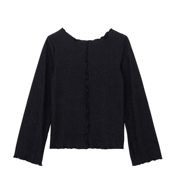 GeeRA（ジーラ）の「前後２ｗａｙフレアスリーブカットソー（カットソー）」｜詳細画像