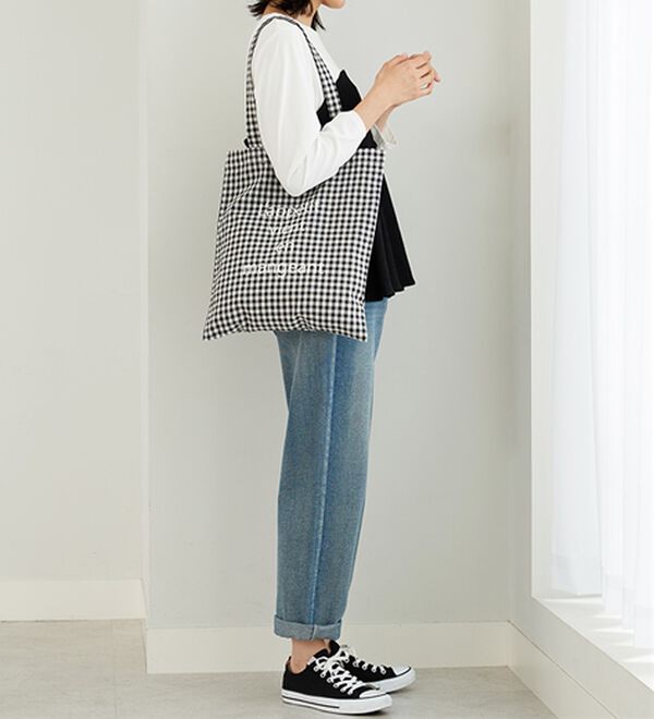 BELLUNA（ベルーナ）の「ロゴプリントトートバッグ（その他バッグ）」｜詳細画像