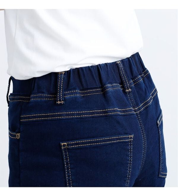 BELLUNA（ベルーナ）の「あったか裏フリースデニムパンツ（フルレングスパンツ）」｜詳細画像