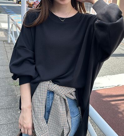 RANAN（ラナン）の「オーバーサイズスウェットＴ（カットソー）」