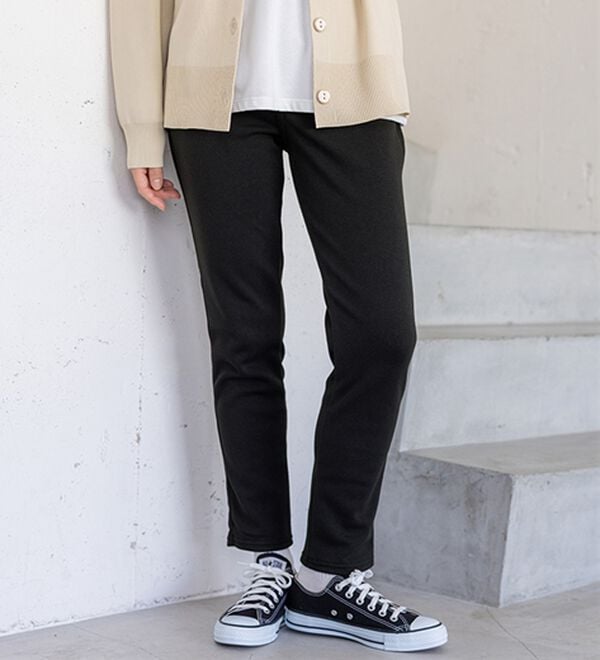 BELLUNA（ベルーナ）の「【あったか仕様♪】すっきり見え！裏ファーパンツ（フルレングスパンツ）」｜詳細画像