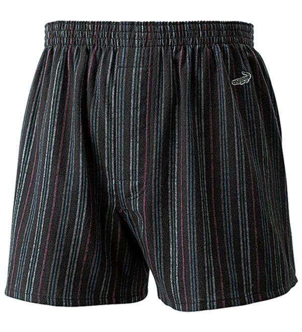 「【３枚組】＜クロコダイル＞フランネル生地の暖かトランクス（メンズトランクス）」｜詳細画像