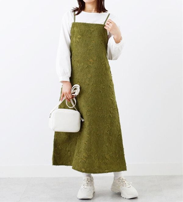 BELLUNA（ベルーナ）の「ジャカード素材ワンピースアンサンブル（その他ワンピース）」｜詳細画像