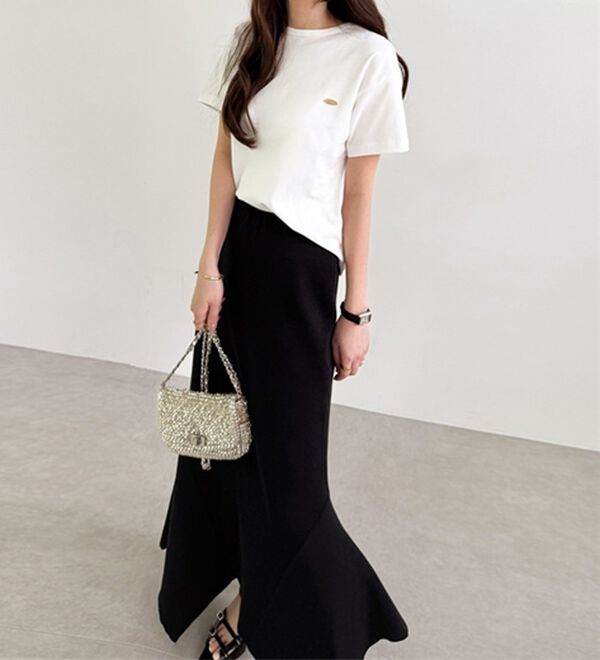 GeeRA（ジーラ）の「ロゴプレート付コンパクトＴシャツ（Tシャツ）」｜詳細画像