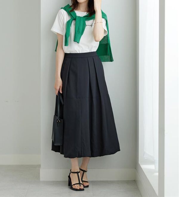 しぼ感素材バルーンスカート - ベルーナ【公式】