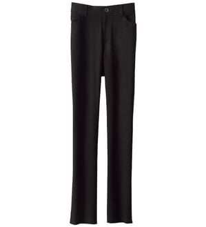 BELLUNA（ベルーナ）の「美脚ストレッチ裏起毛パンツ（フルレングスパンツ）」｜黒