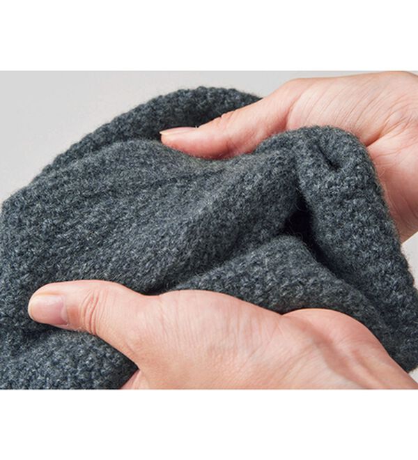 「日本製　洗えるカシミヤニットワッチ（メンズ帽子）」｜詳細画像