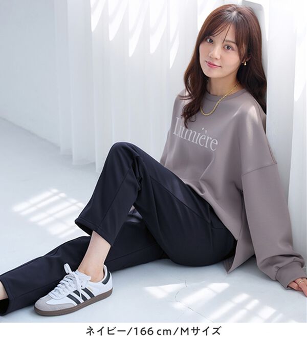 alotta（アロッタ）の「あったか裏起毛テーパードパンツ（テーパードパンツ）」｜詳細画像