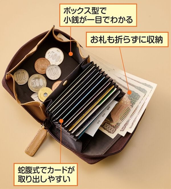 「ルイ・ガルシア　じゃばらコンパクト財布（財布・パスケース）」｜詳細画像