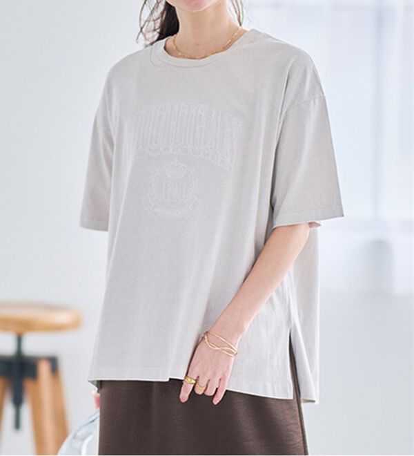 RANAN（ラナン）の「ヴィンテージライクロゴTシャツ（カットソー）」｜詳細画像