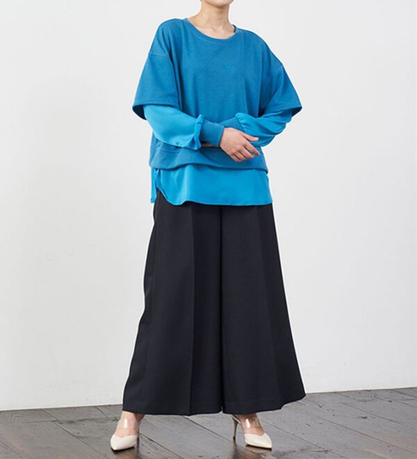 RANAN（ラナン）の「異素材切替カットソープルオーバー（カットソー）」｜詳細画像