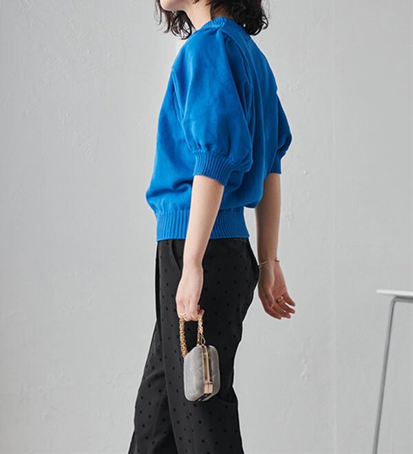 RANAN（ラナン）の「ボリュームパフスリーブニットトップス（ニット・セーター）」｜詳細画像