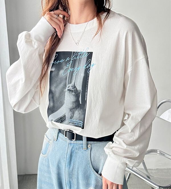 GeeRA（ジーラ）の「アソートデザインフォトプリントロンＴ（カットソー）」｜詳細画像