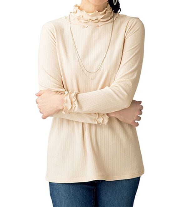 ルフラン（ルフラン）の「【４色組】ふわっり暖かメロープルオーバー（カットソー）」｜詳細画像