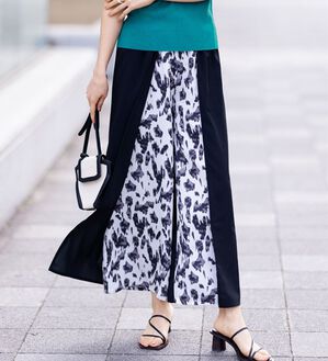 Wales Bonner 花柄ワイドパンツ ダブルガーゼ柄ワイドパンツ - ベルーナ【公式】