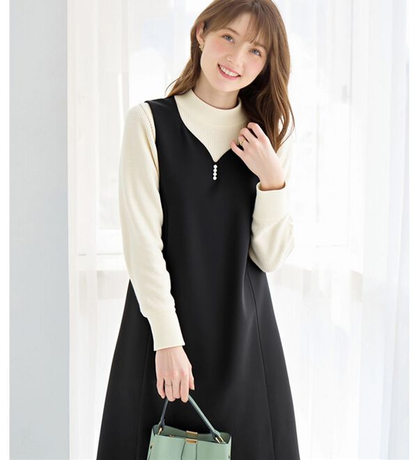 ジャンパースカート レディース ノースリーブワンピース 秋冬 コンビネゾン ジャンスカ サロペットスカート オールインワン 重ね着 チェック 着痩せ ジャンパースカート レディース ノースリーブワンピース 秋冬