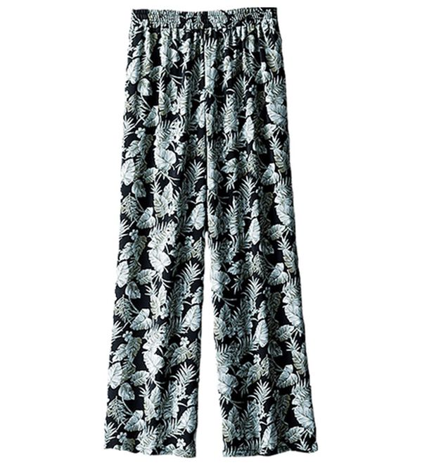 BELLUNA（ベルーナ）の「ヒンヤリ冷感！プリントワイドパンツ（ワイドパンツ・ガウチョ）」｜詳細画像