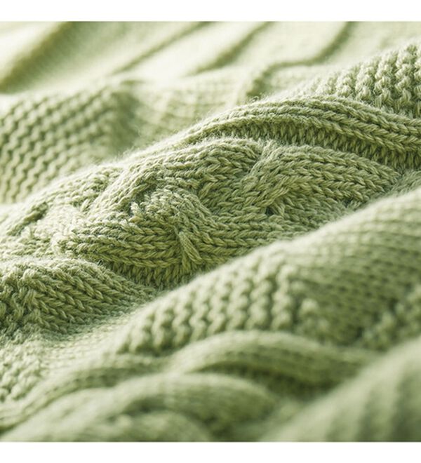 ルフラン（ルフラン）の「綿１００％日本製ホールガーメントニット（ニット・セーター）」｜詳細画像