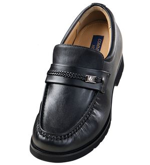 「＜コムルヴァン・オム＞軽量はっ水ヒールアップシューズ（メンズスニーカー）」｜モカブラック