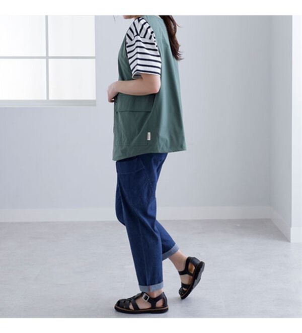 BELLUNA（ベルーナ）の「＜ｓｏｒａｆｕｋｕ＞はっ水加工ポケット付ベスト（ベスト）」｜詳細画像